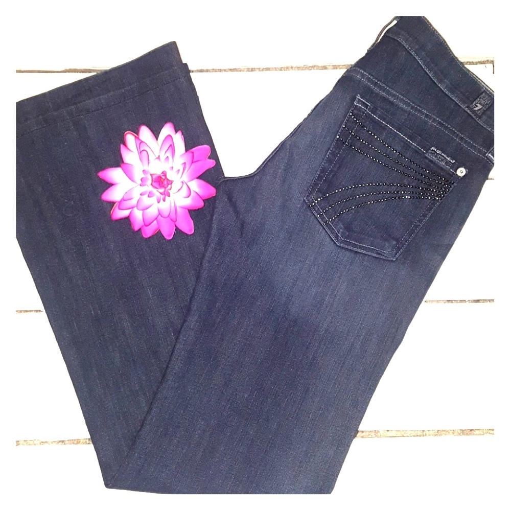 7 FOR ALL MAN KIND DOJO WIDE LEG JEANS